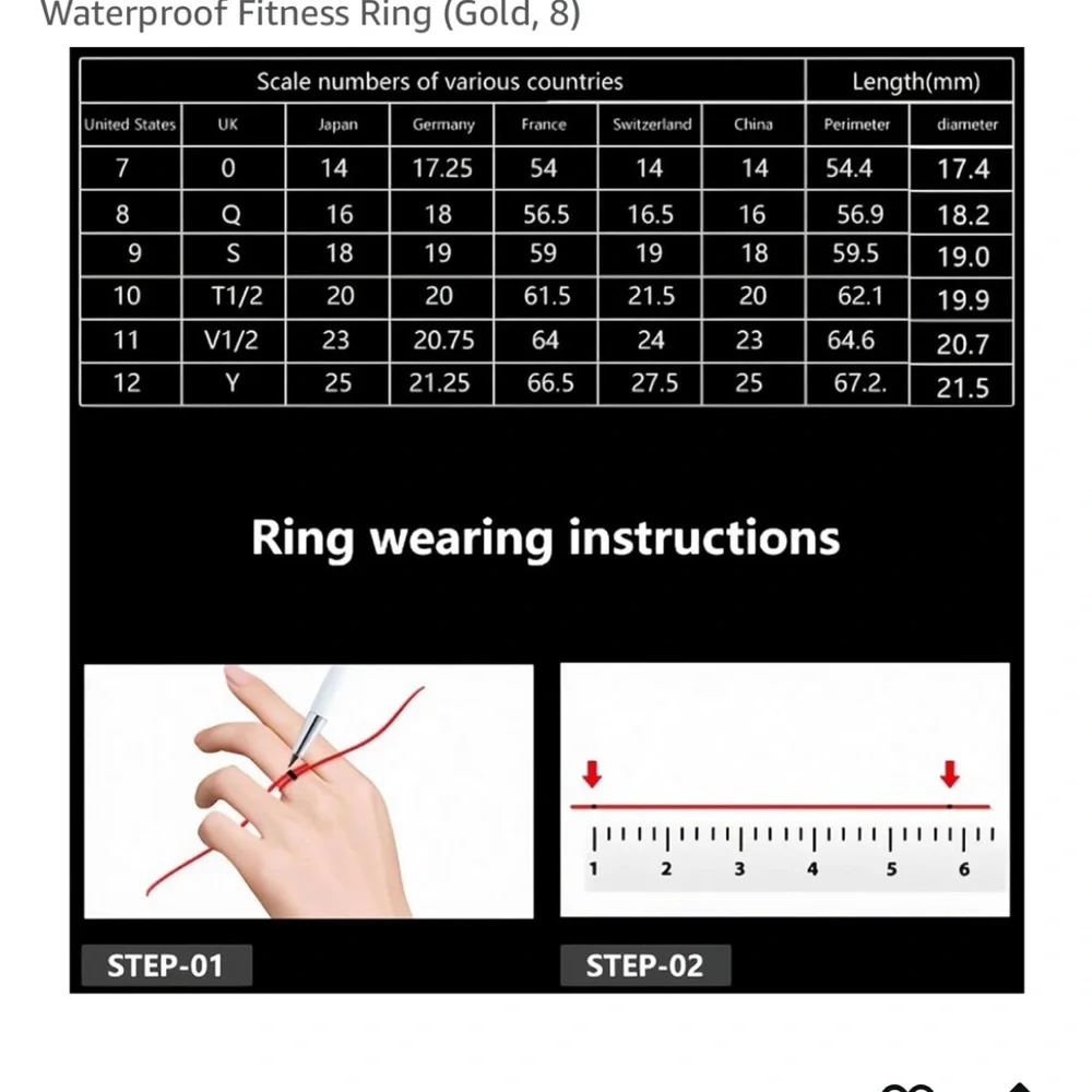 NWT Gold Smart Ring